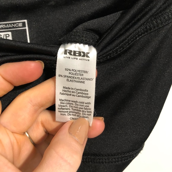 Black High Rise Reebok Leggings - Picture 11 of 13